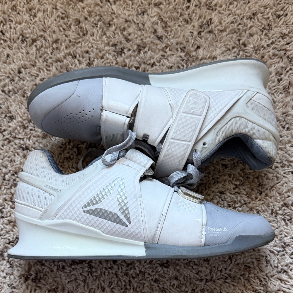 Reebok White and Gray Women's Cross-Training Shoes